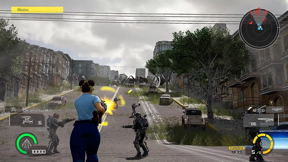 Earth Defense Force: Iron Rain — Чун Лі у поліцейській формі