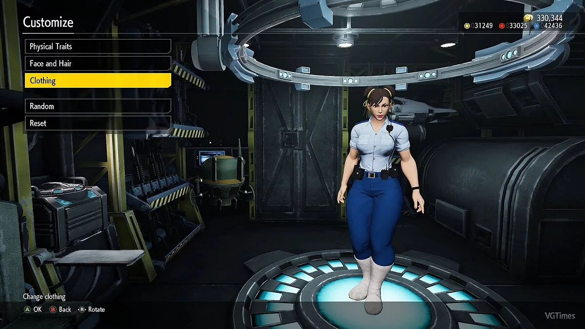 Earth Defense Force: Iron Rain — Чун Лі у поліцейській формі
