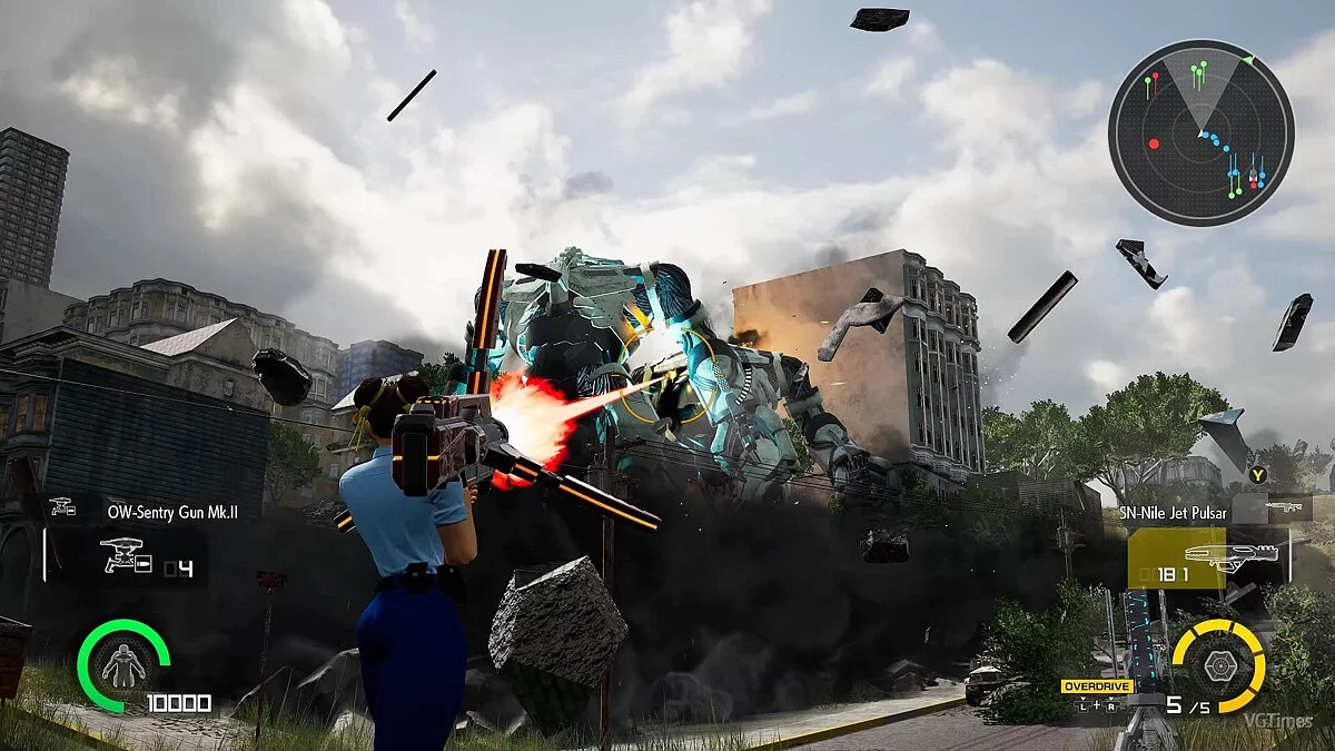 Earth Defense Force: Iron Rain — Чун Лі у поліцейській формі