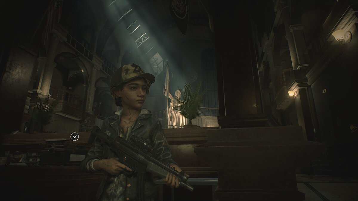 Resident Evil 2 — Clementine from The Walking Dead instead of Claire