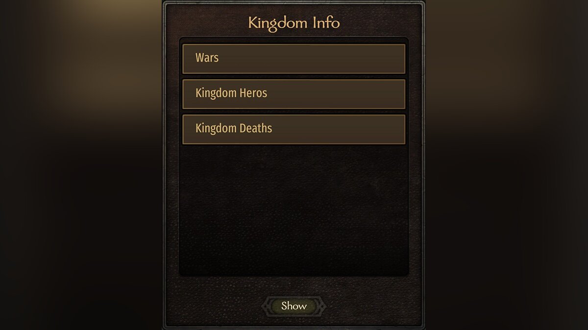 Mount &amp; Blade 2: Bannerlord — Additional information about the kingdom