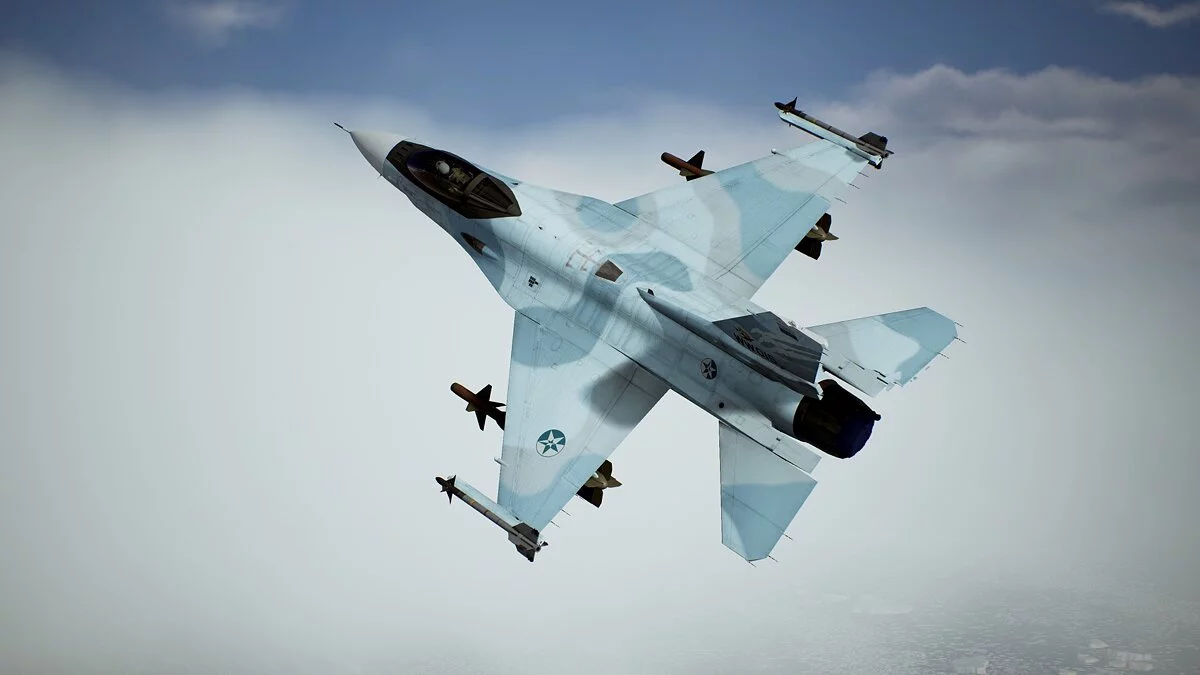 Ace Combat 7: Skies Unknown — Blue camouflage for the A-16C-3 aircraft