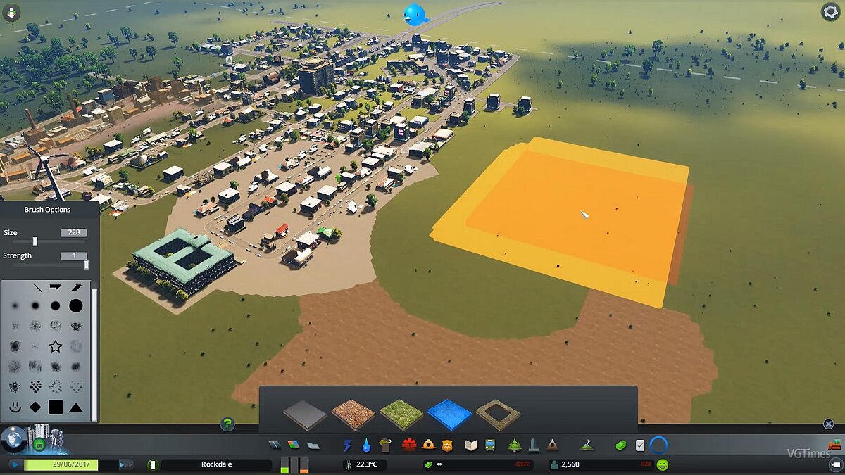 Cities: Skylines — Surface Painter for version 1.13.0-f7 - the ability to paint the terrain