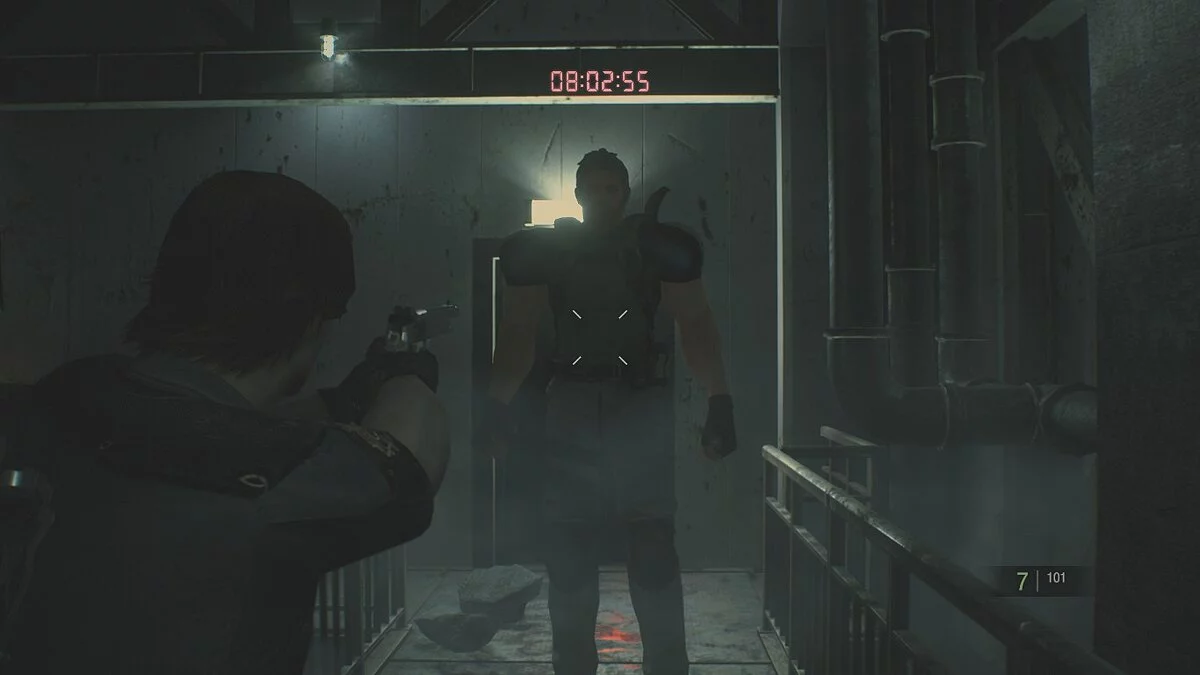 Resident Evil 2 — Chris Redfield instead of Mr. X