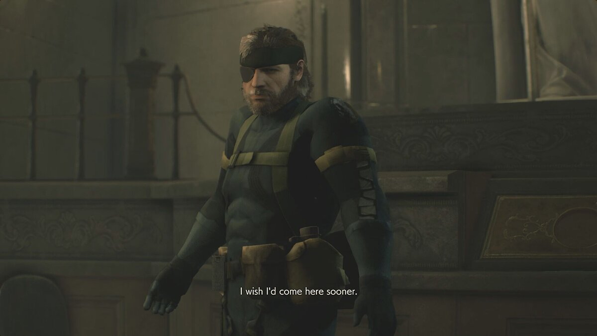 Resident Evil 2 — Replacing Leon's appearance with Big Boss from MGS: Ground Zeroes