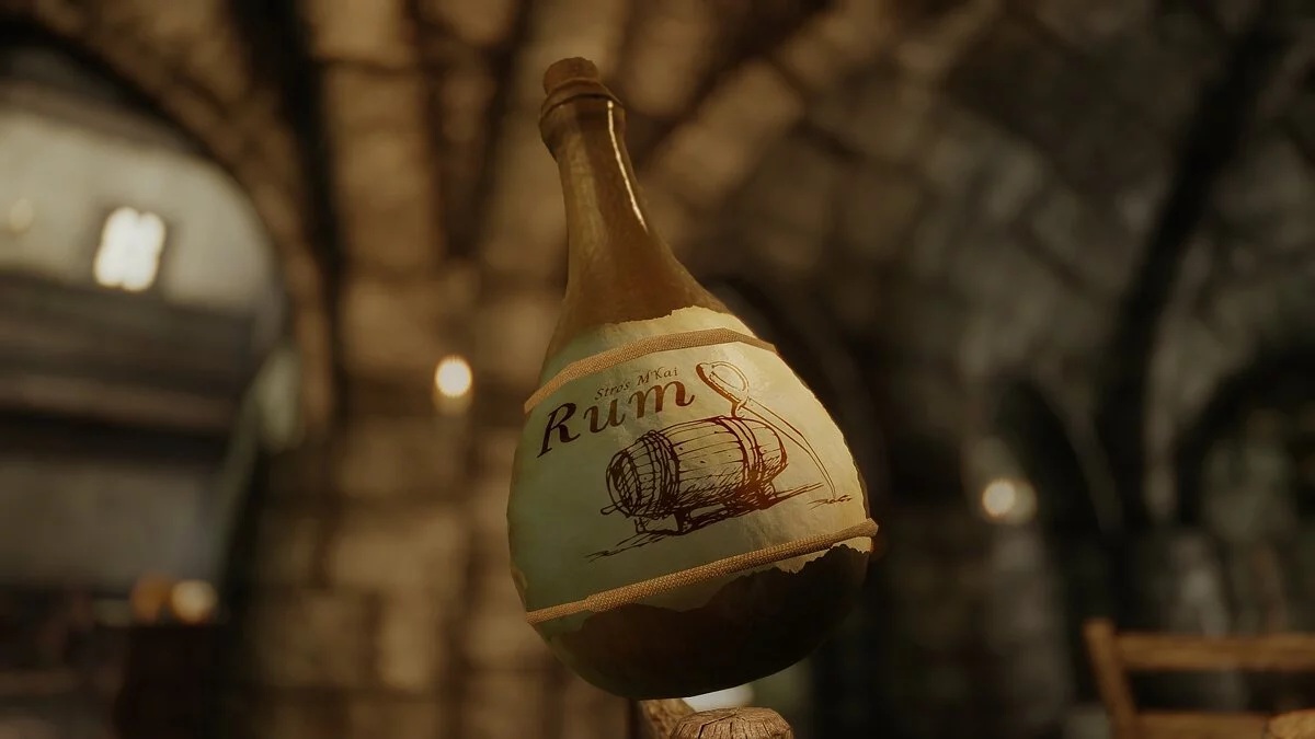 Elder Scrolls 5: Skyrim Special Edition — Улучшенные этикетки на бутылках