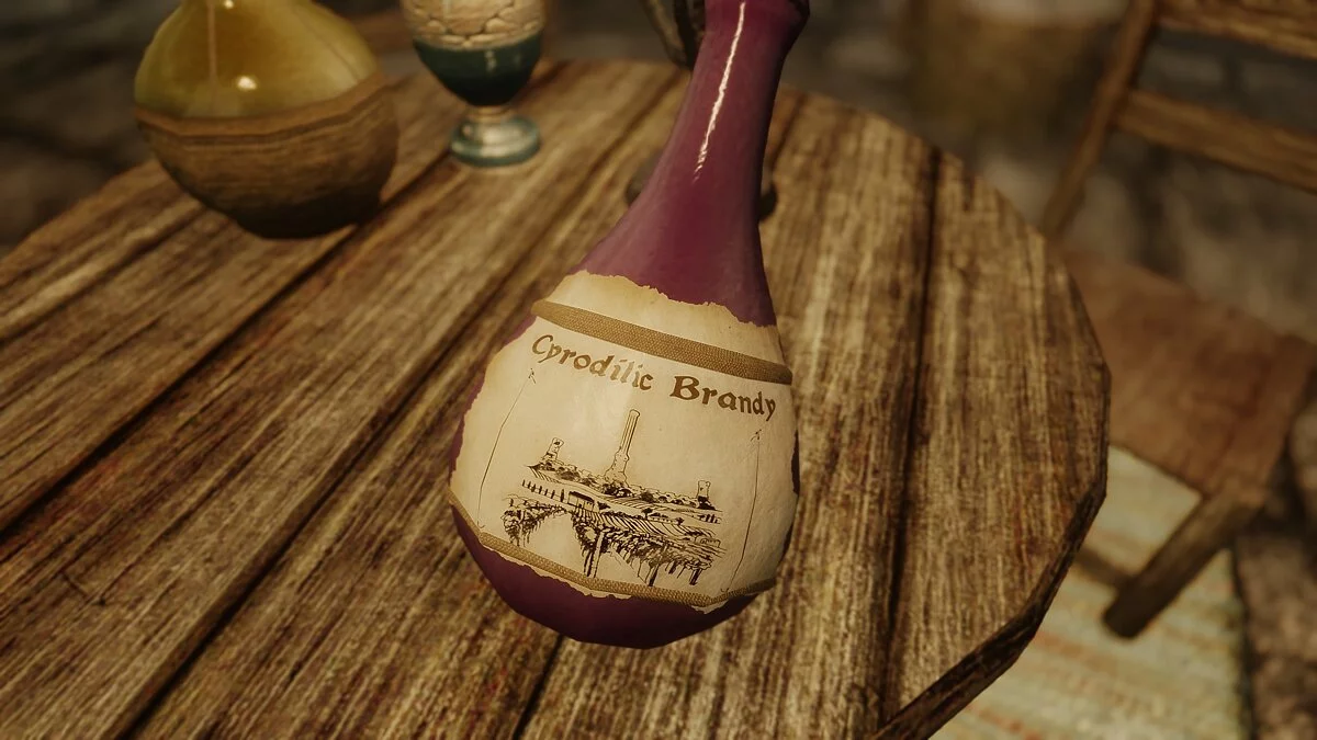 Elder Scrolls 5: Skyrim Special Edition — Улучшенные этикетки на бутылках