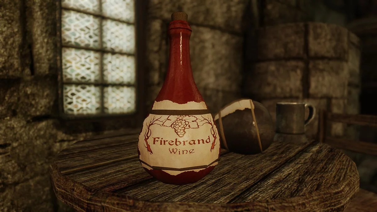 Elder Scrolls 5: Skyrim Special Edition — Etiquetas de botellas mejoradas