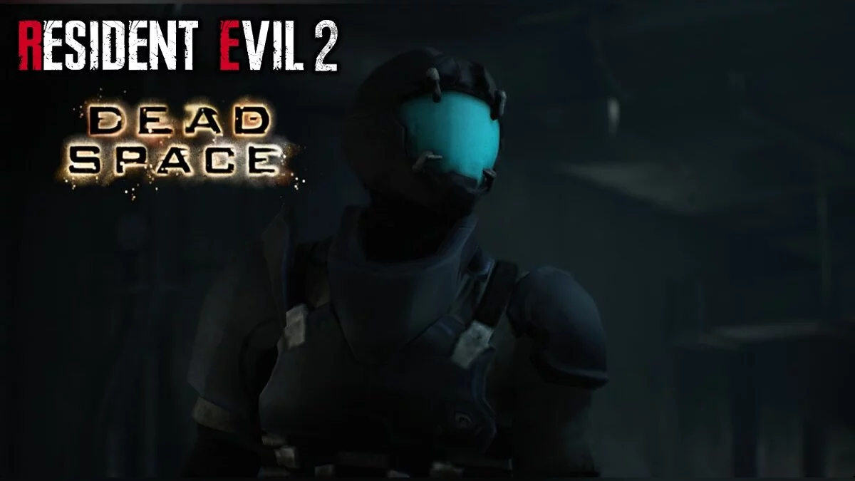 Resident Evil 2 — Security officer from the game Dead Space 2 instead of Leon