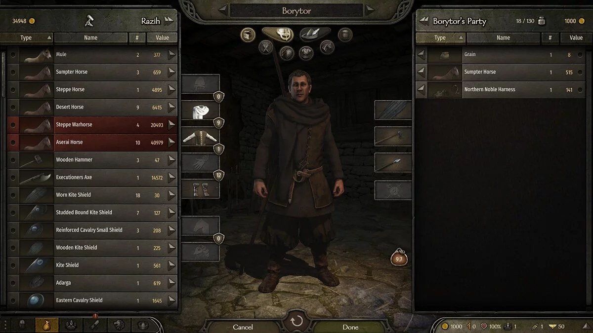 Mount &amp; Blade 2: Bannerlord — Дорогі коні