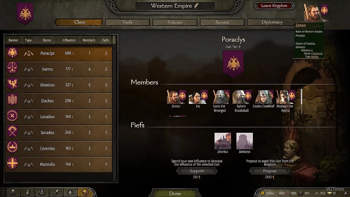 Mount & Blade 2: Bannerlord — Почни гру як західний імператор