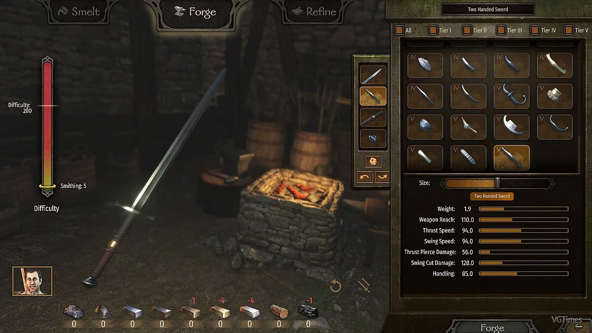 Mount &amp; Blade 2: Bannerlord — Crafting Unlocked - Unlock all parts in the forge