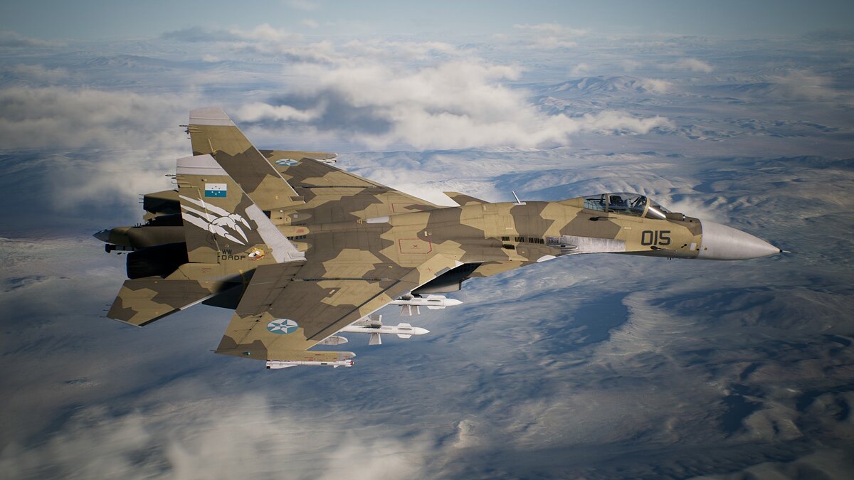 Ace Combat 7: Skies Unknown — Skin for Su-33 "Terminator"