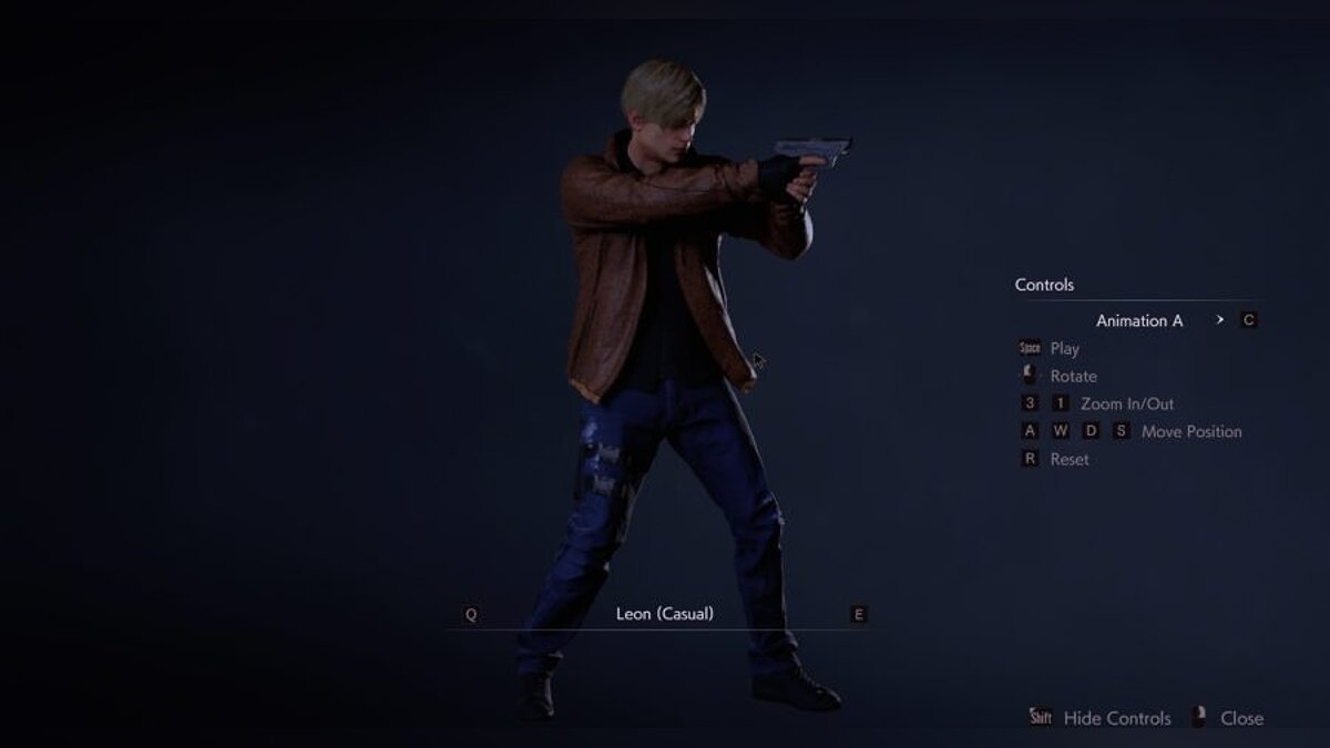 Resident Evil 2 — Redesign of Leon's clothes in the style of Resident Evil 4