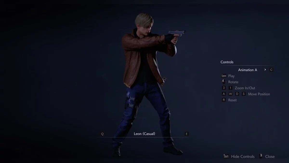 Resident Evil 2 — Redesign of Leon's clothes in the style of Resident Evil 4