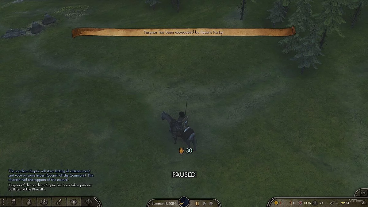 Mount &amp; Blade 2: Bannerlord — Ejecución