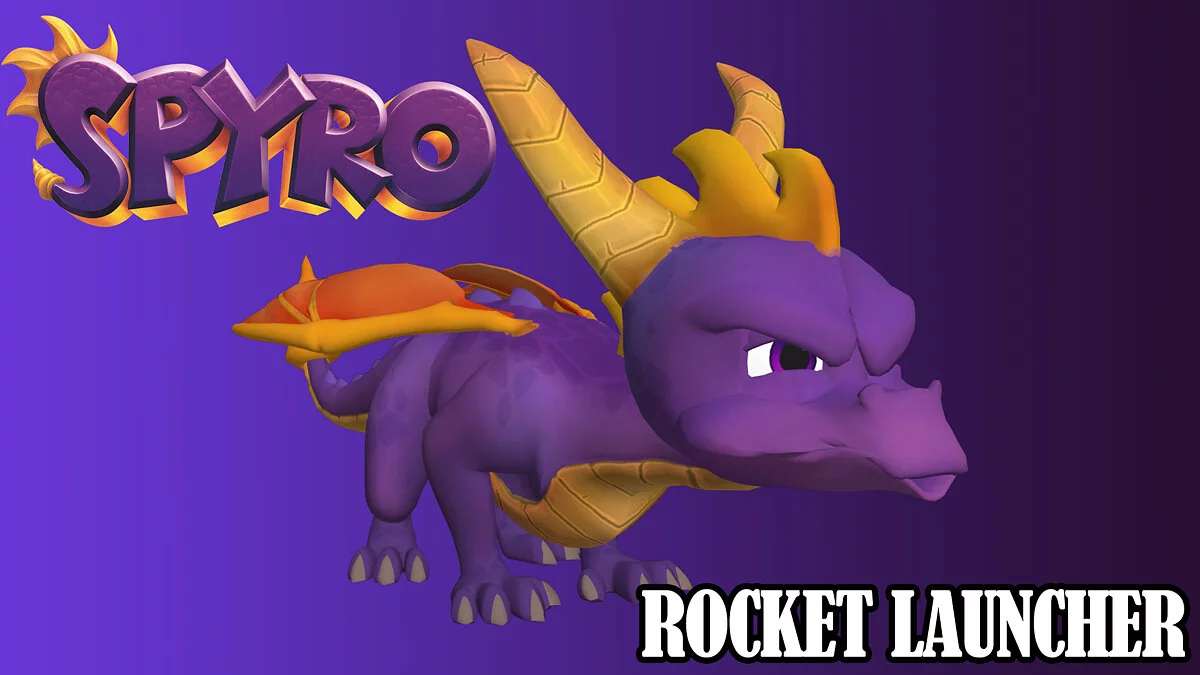 Resident Evil 3 — Rocket launcher in the form of "Spyro"