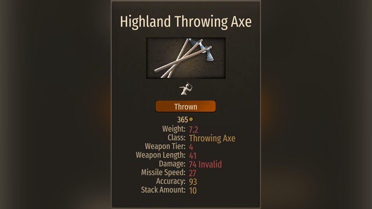 Mount &amp; Blade 2: Bannerlord — Upgrades for thrown weapons