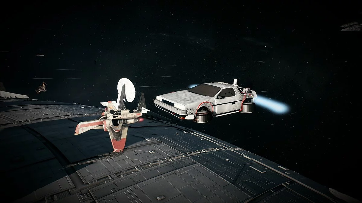 Star Wars: Battlefront 2 — Делореан із фільму "Назад у майбутнє"