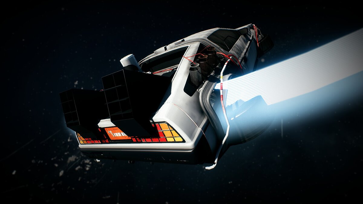 Star Wars: Battlefront 2 — DeLorean from the movie "Back to the Future"