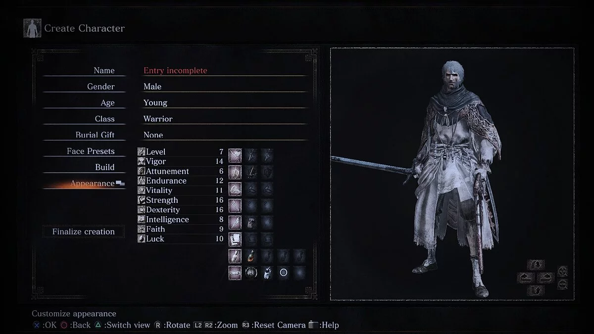 Dark Souls 3 — Класи у стилі гри "Bloodborne"