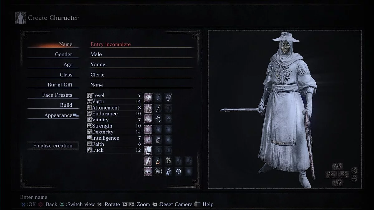 Dark Souls 3 — Класи у стилі гри "Bloodborne"