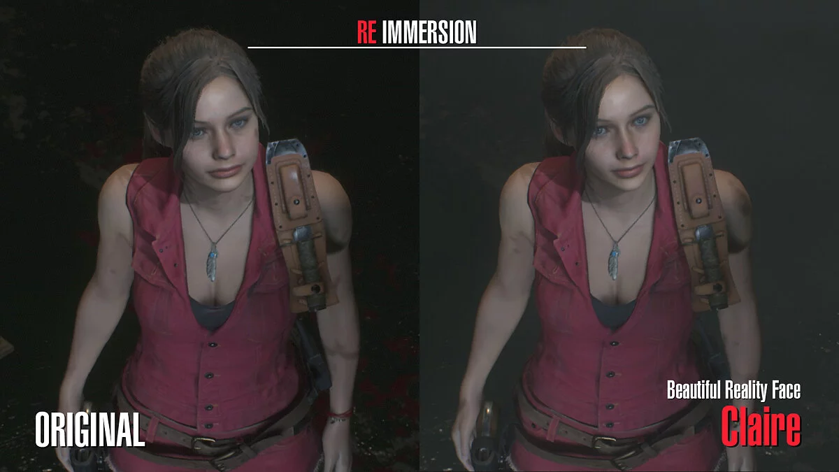 Resident Evil 2 — Реалістична зовнішність Клер Редфілд