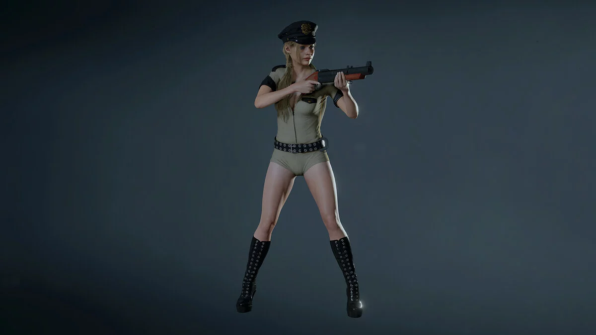 Resident Evil 2 — Військове вбрання "Claire Sexy Sheriff (no Hat version)" для Клер