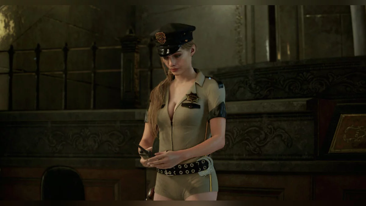 Resident Evil 2 — Traje militar “Claire Sexy Sheriff (versión sin sombrero)” para Claire