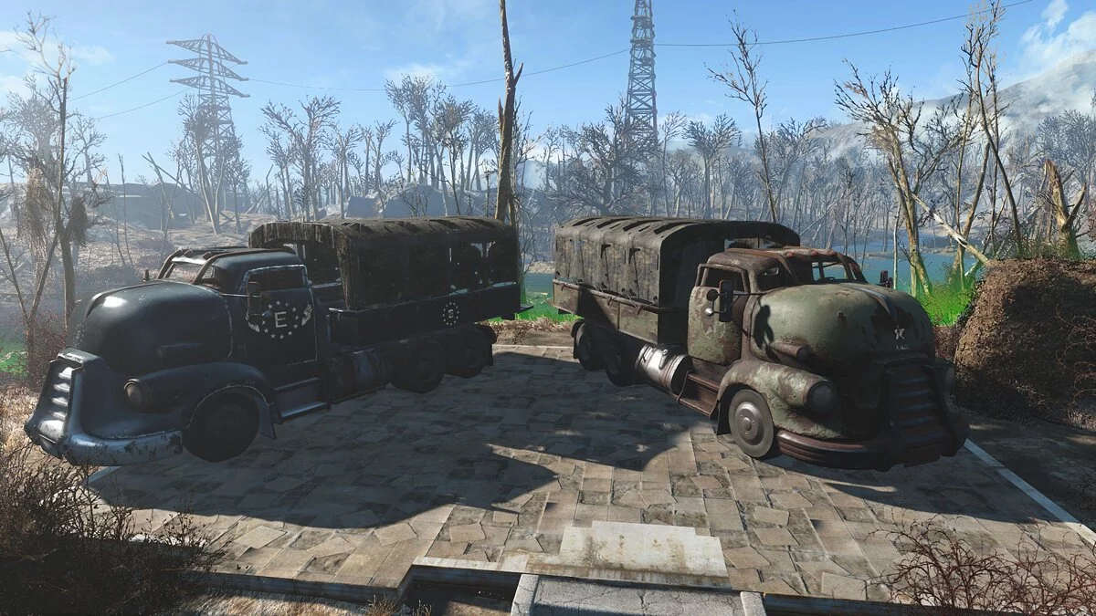 Fallout 4: Game of the Year Edition — Грузовики Анклава