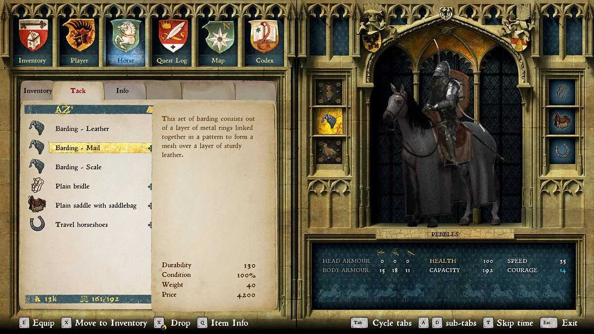 Kingdom Come: Deliverance - Royal Edition — Обладунки для коня
