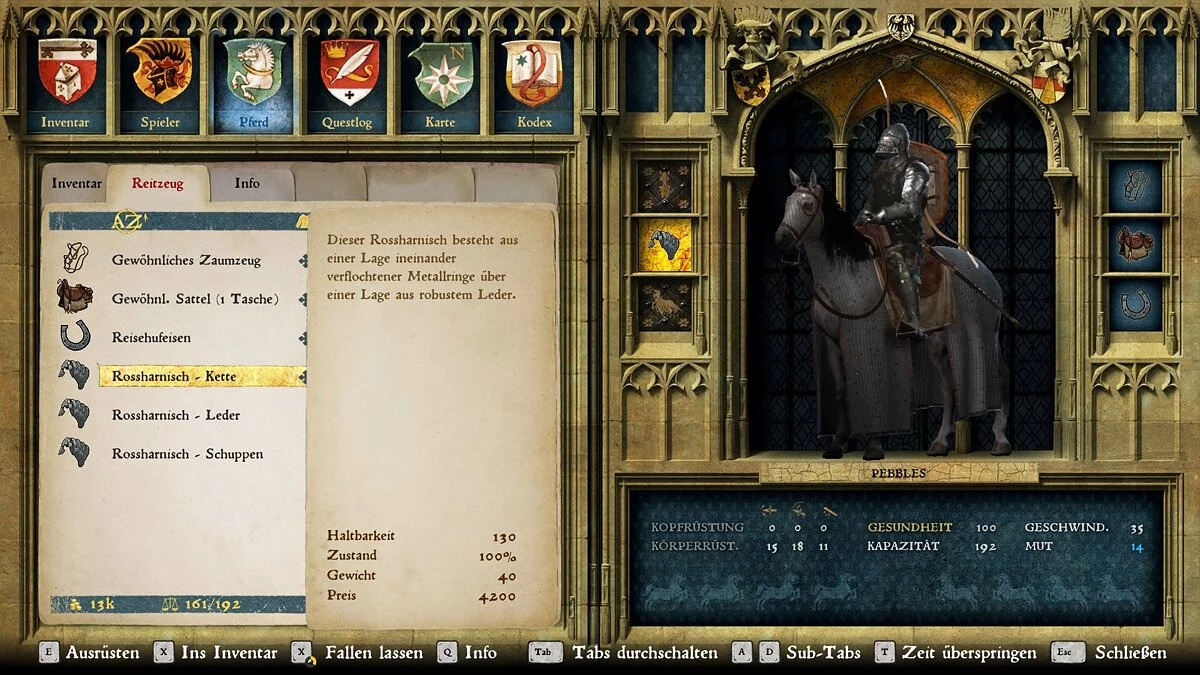 Kingdom Come: Deliverance - Royal Edition — Обладунки для коня