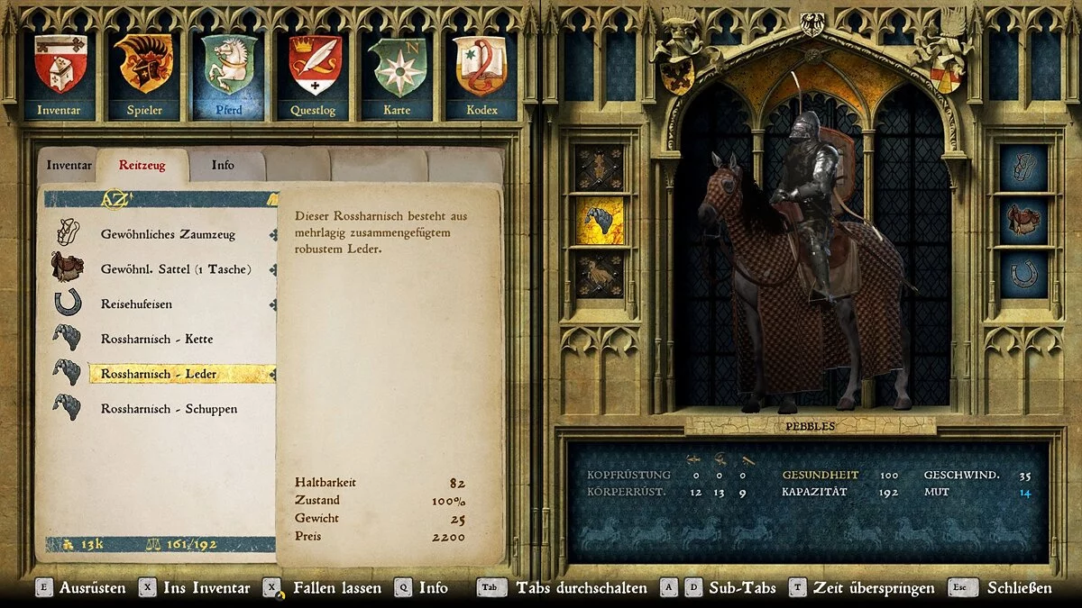 Kingdom Come: Deliverance - Royal Edition — Обладунки для коня