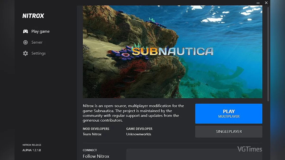 Subnautica — Nitrox - Multiplayer (Alpha 1.2.1.0)