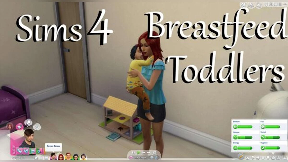 The Sims 4 — Breastfeeding babies