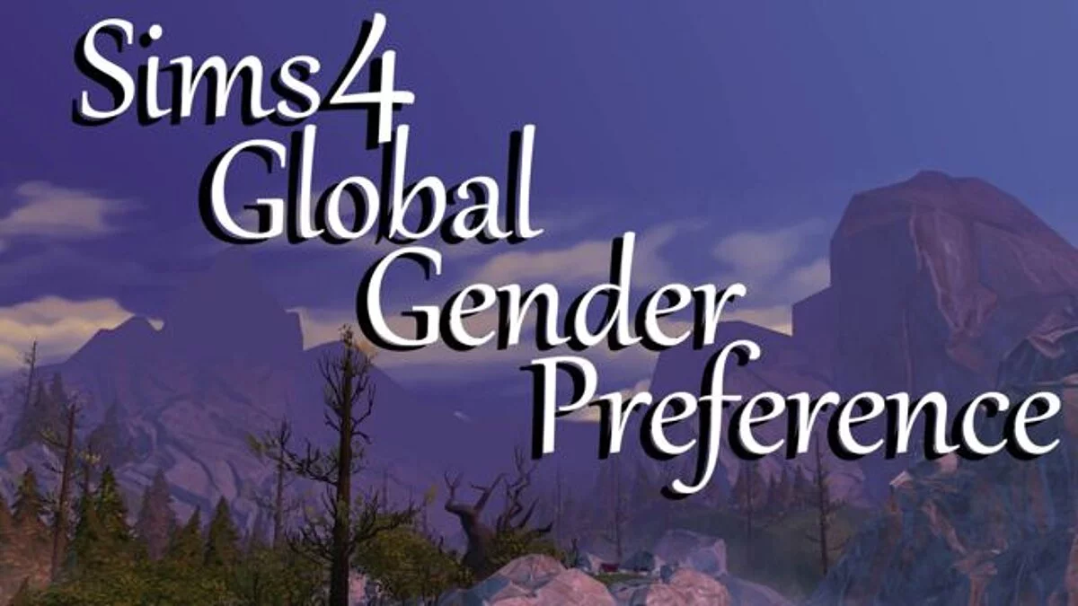 The Sims 4 — Preferencias globales de género