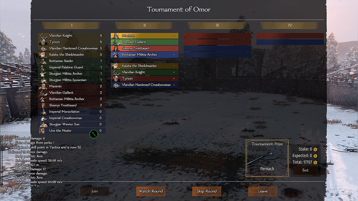 Mount &amp; Blade 2: Bannerlord — Improved tournaments