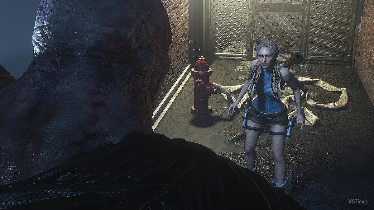 Resident Evil 3 — Кэтрин Уоррен в наряде Лары Крофт