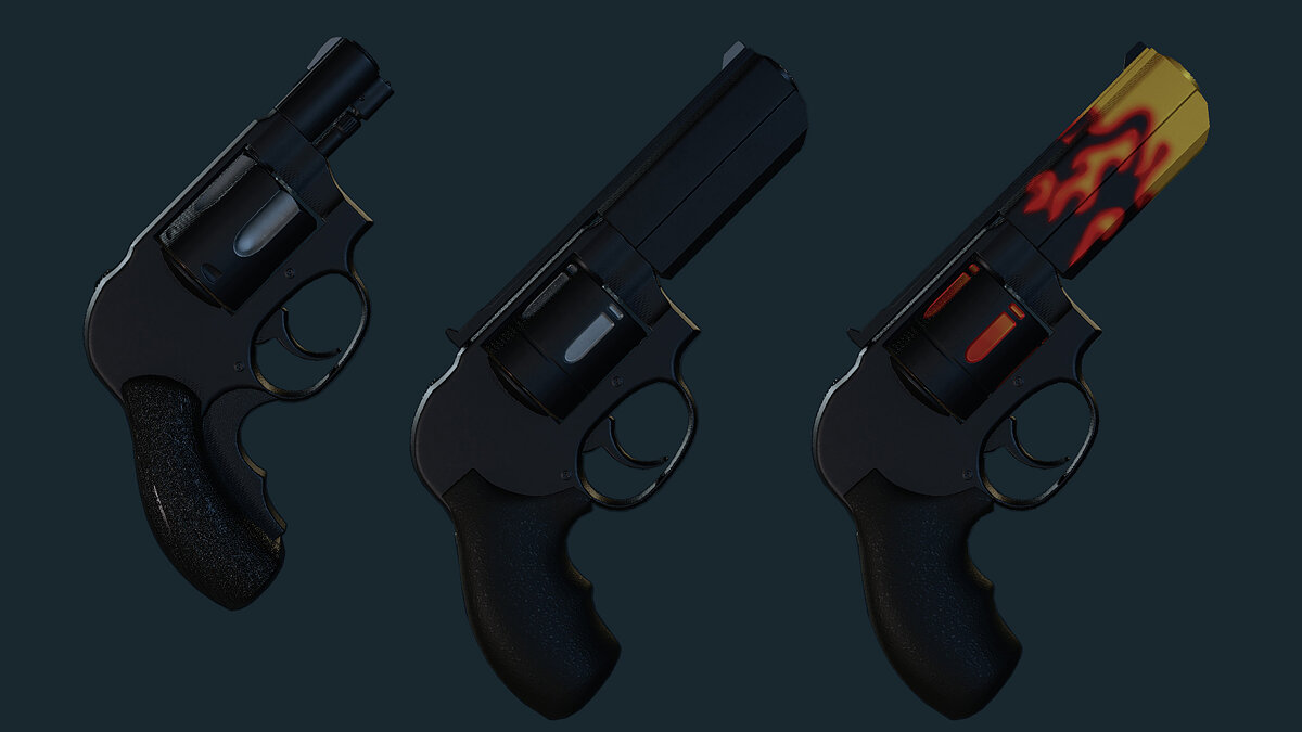 Resident Evil 3 — Revolver SLS 60 "Night" and "Flame"