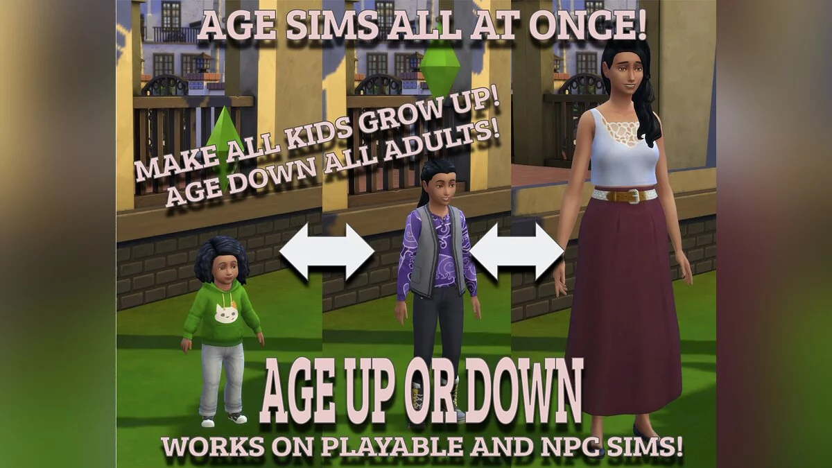 The Sims 4 — Aumento de la edad de los Sims