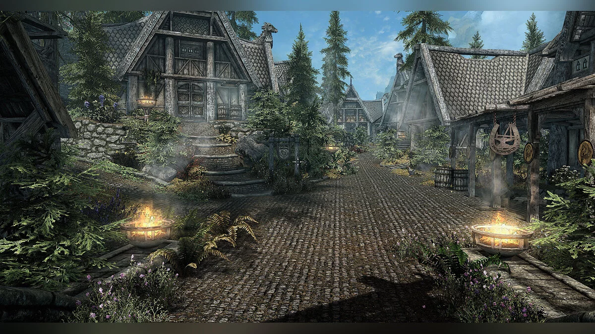 Elder Scrolls 5: Skyrim Special Edition — Whiterun full of life