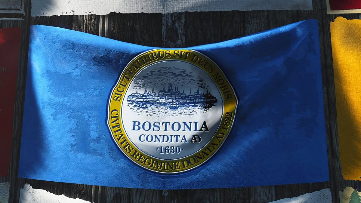 Fallout 4: Game of the Year Edition — Boston flags