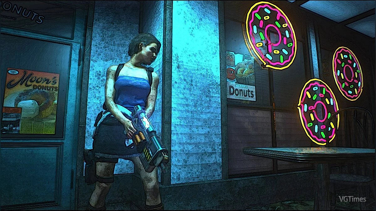 Resident Evil 3 — Эффект Сел-шейдинга