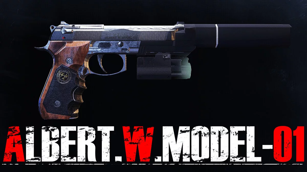 Resident Evil 3 — Pistol Albert.W.Model-01