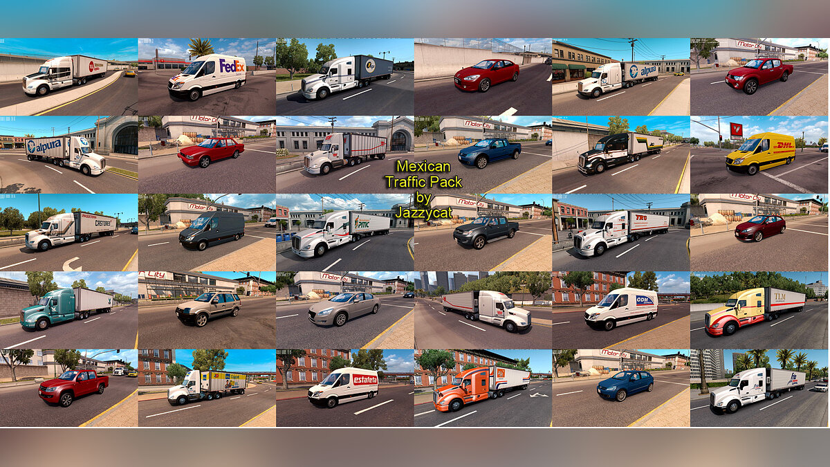 American Truck Simulator — Mexican traffic pack v2.0.1