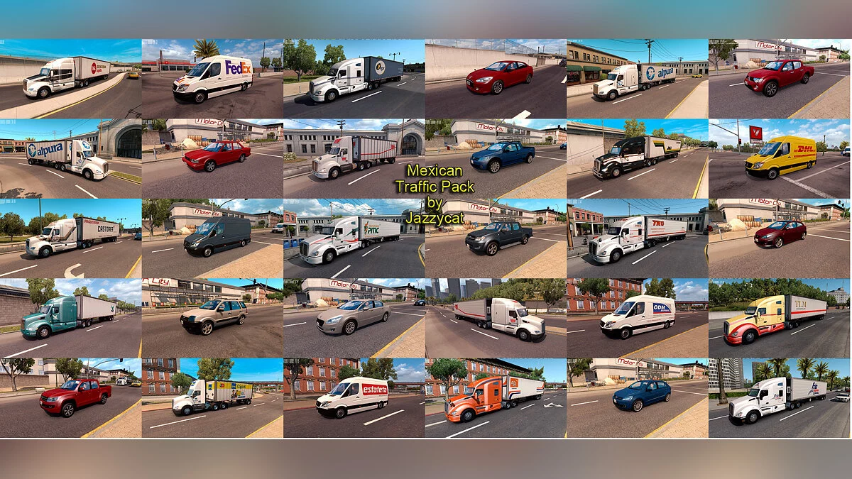 American Truck Simulator — Mexican traffic pack v2.0.1