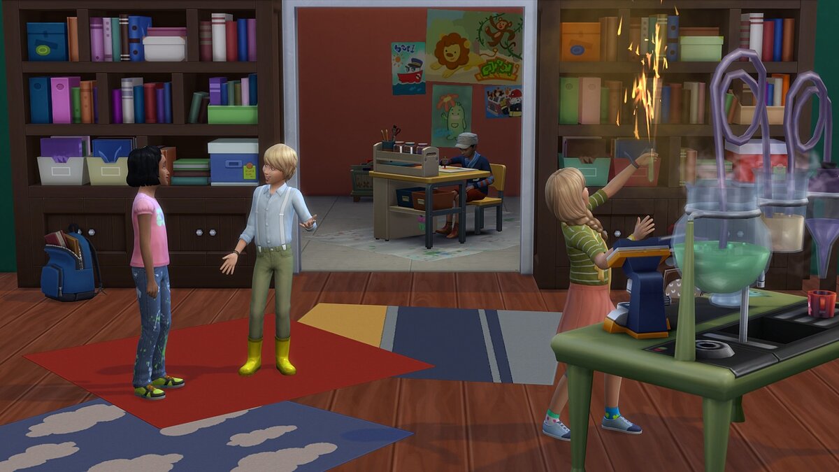 The Sims 4 — Homeschooling in elementary school