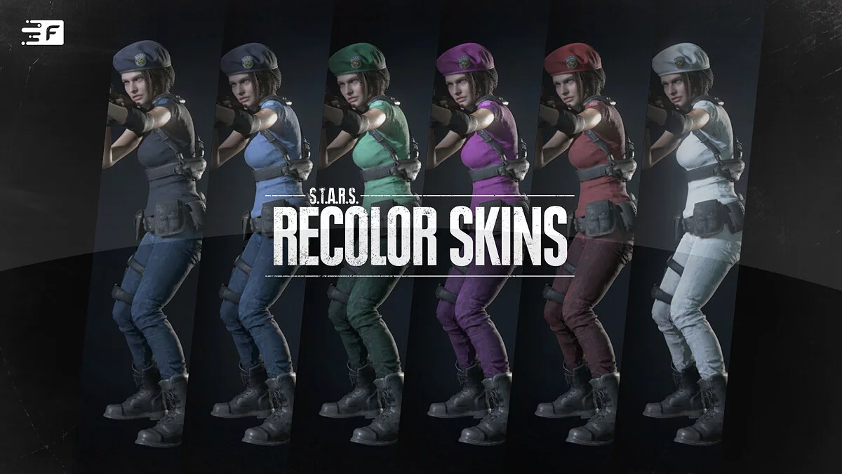 Resident Evil 3 — Different colors for the S.T.A.R.S costume