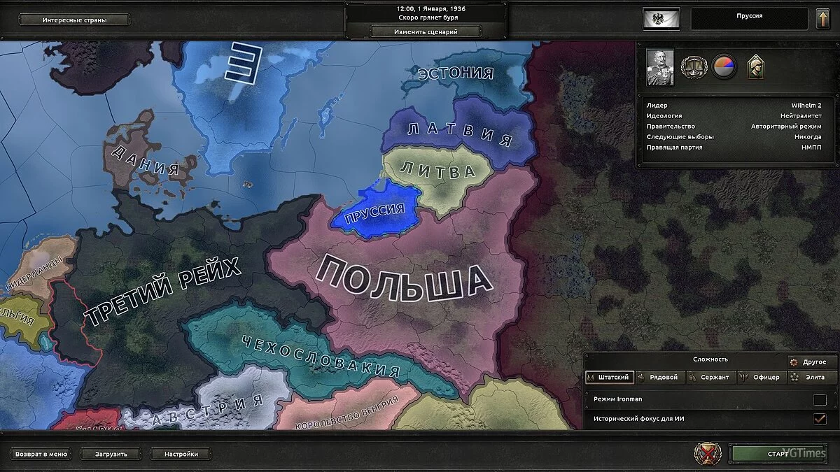 Hearts of Iron 4 — El regreso del pasado - El regreso del pasado v1.2 [1.4.*-1.5.*]