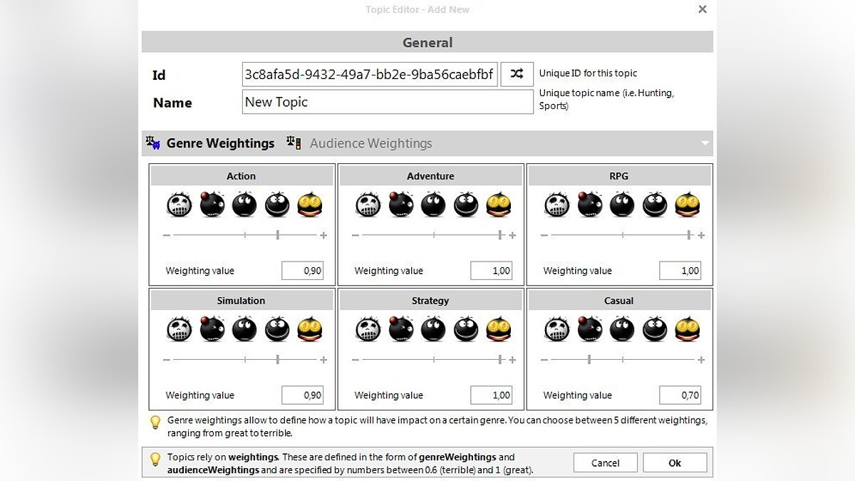 Game Dev Tycoon — Ultimate Module Editor (UME) - a program for creating mods